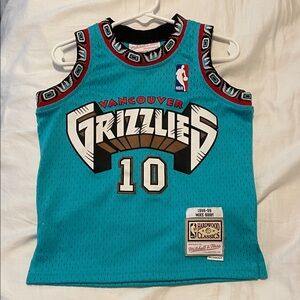 Mitchell & Ness Kids Vancouver Grizzlies Jersey - Teal and Black